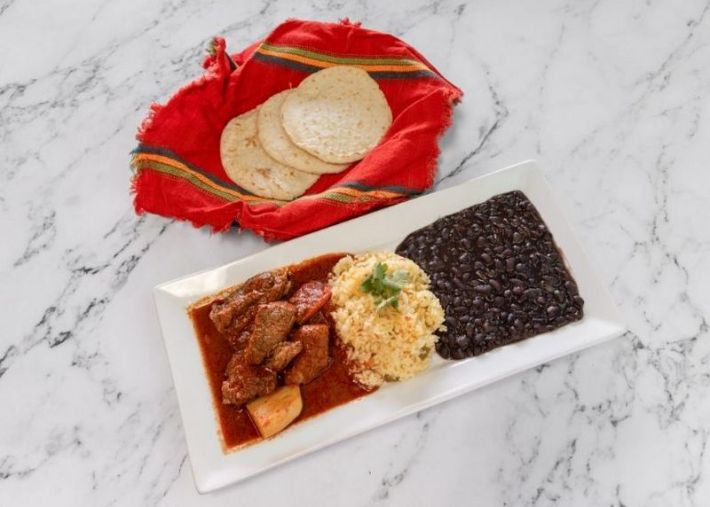 Beef stew at Cafe and Restaurant Chapines.