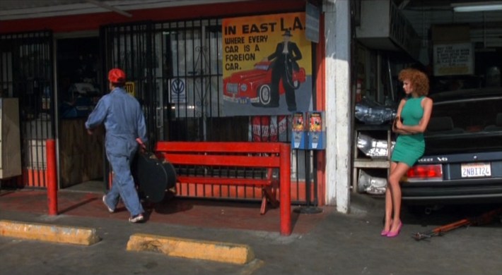 The auto body shop. Photo via Universal Pictures.