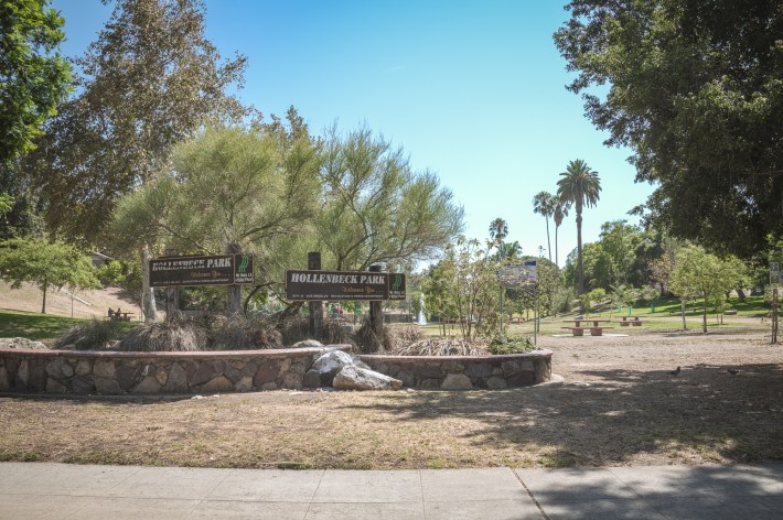 Hollenbeck Park. Photo by Jared Cowan for L.A. TACO.