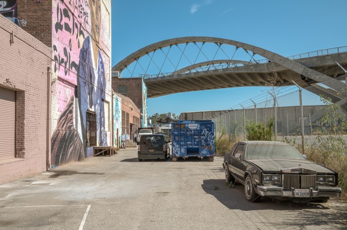 The toy factory alley. Photo by Jared Cowan for L.A. TACO.